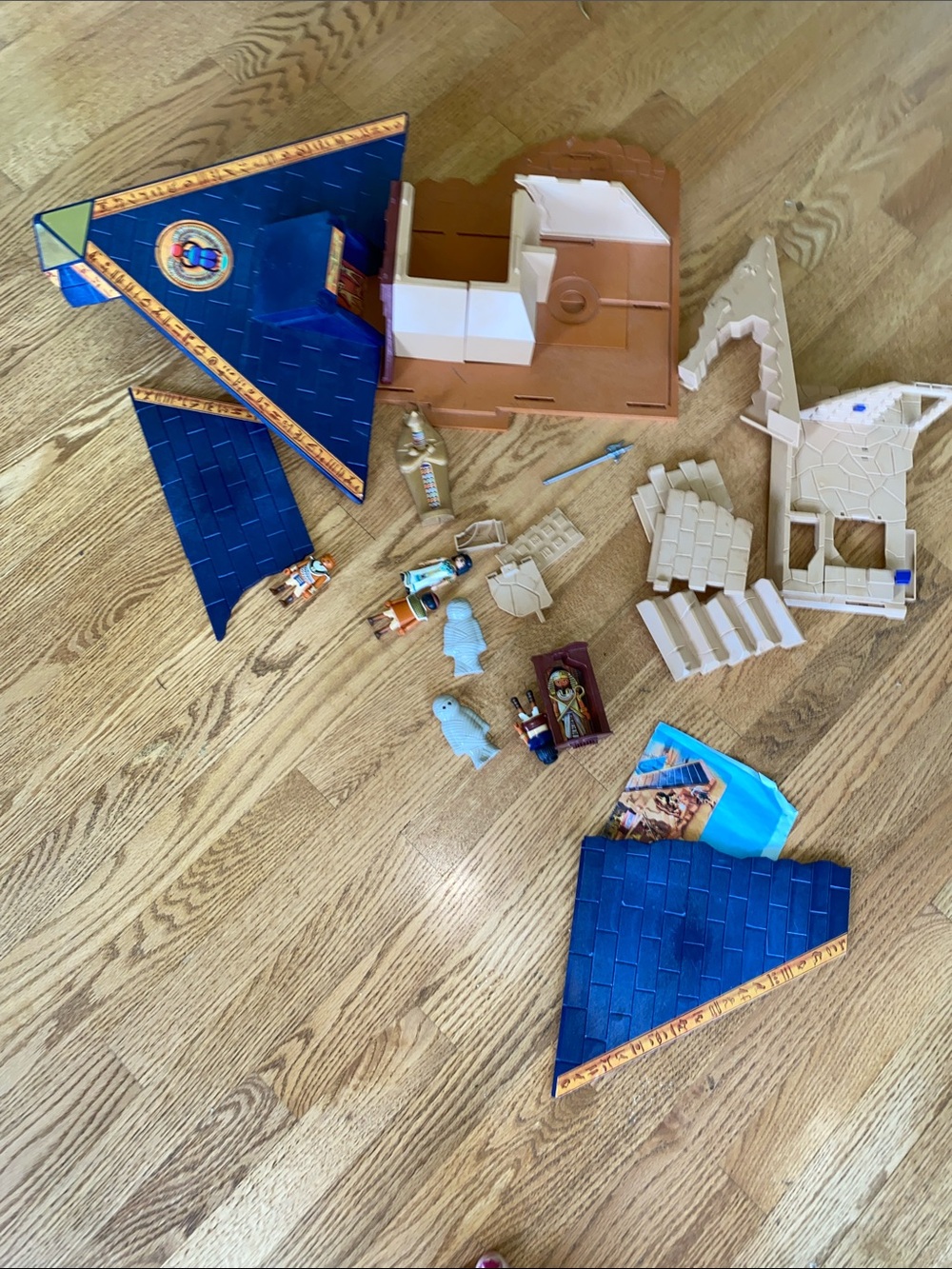 Playmobil Egyptian Pyramid Parts / Incomplete 2 Pieces